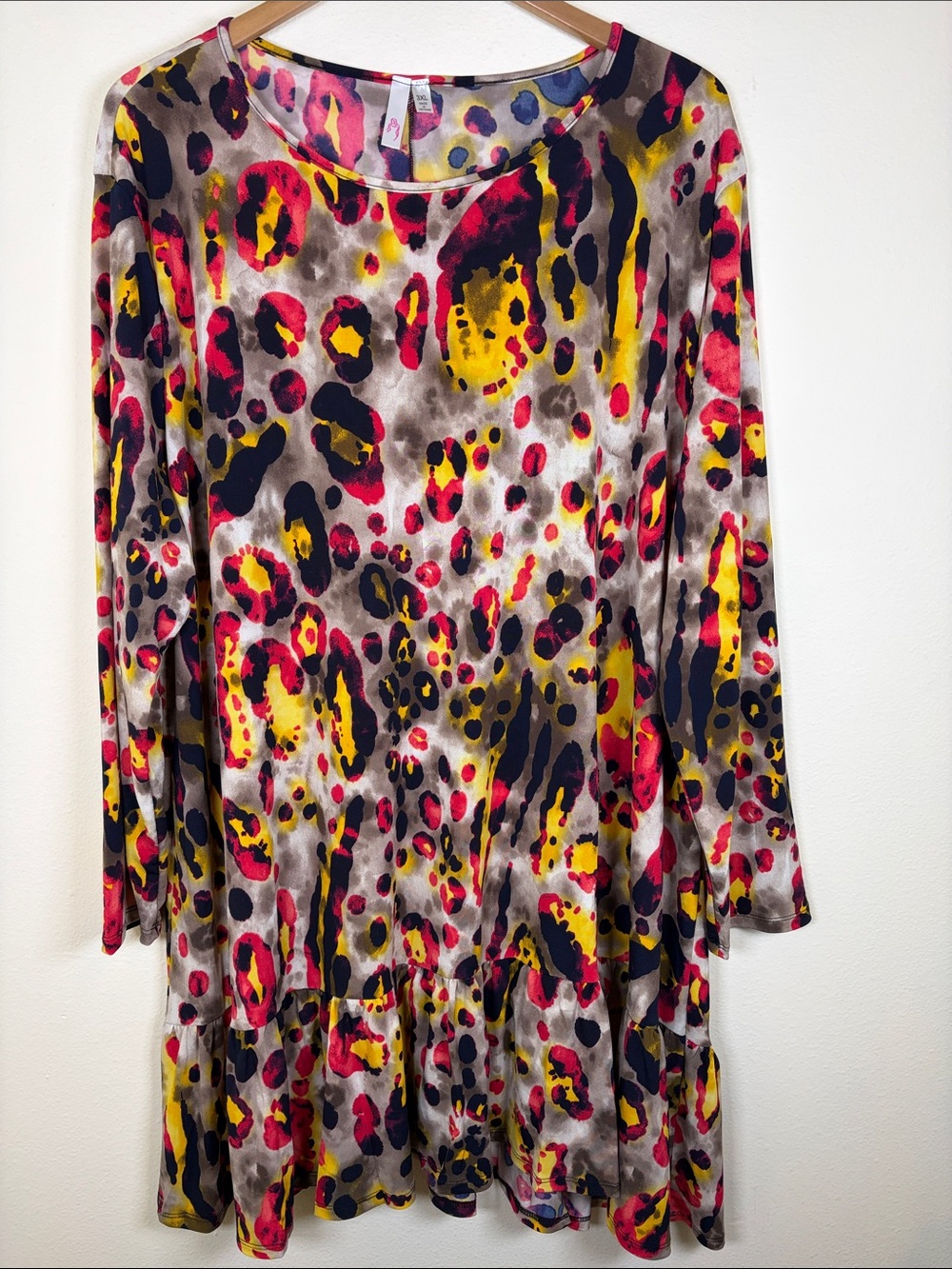 Nicki Minaj Collection 3X Leopard Print Tunic Dress